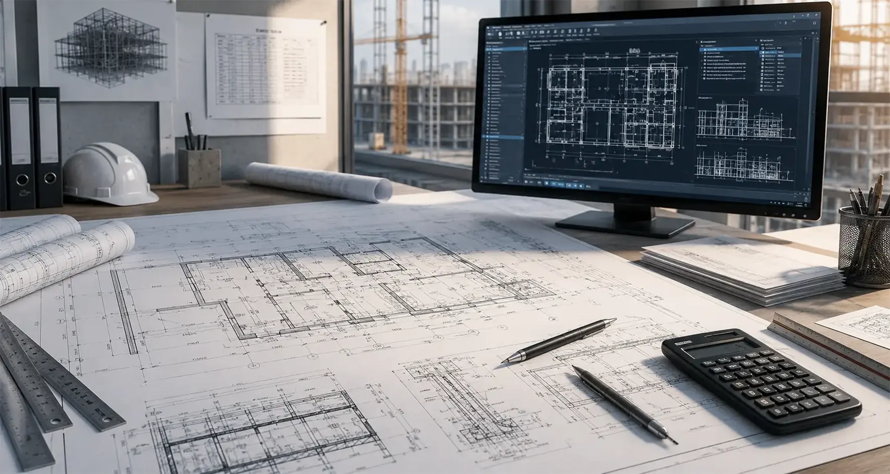 Plans d'exécution et dessins techniques conformes aux normes de construction